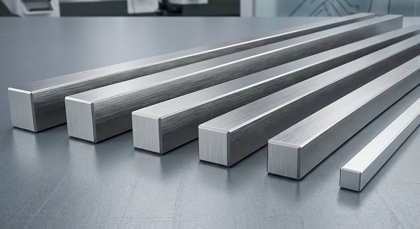Premium ASTM A276 AISI Stainless Steel 304L Square Bars in stock at Steel House India for industrial projects.